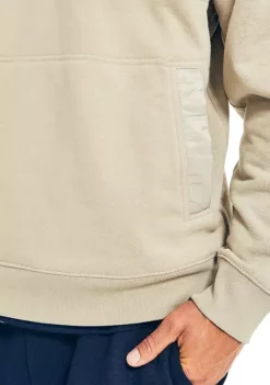 Buy 😉 Nautica Quilted Mixed Media Fleece Pullover Sweatshirt 🧨 -Cheap Nautica Store Belk 2008