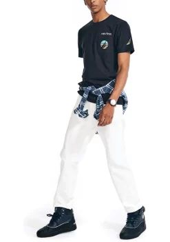 Top 10 🎁 Nautica Sustainably Crafted Logo Pocket T-Shirt ✨ -Cheap Nautica Store Belk 2021