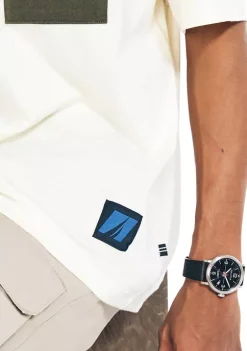 Deals 👍 Nautica Mixed Media Pocket T-Shirt 🔥 -Cheap Nautica Store Belk 2025