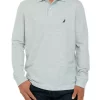 Discount 🔔 Nautica Classic Fit Long-Sleeve Deck Polo 👚 Shirt 🌟