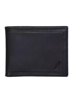 Wholesale ⌛ Nautica Sail Embossed Leather Bifold Wallet 🎉 -Cheap Nautica Store Belk 2077