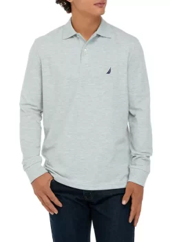 Discount 🔔 Nautica Classic Fit Long-Sleeve Deck Polo 👚 Shirt 🌟 -Cheap Nautica Store Belk 209