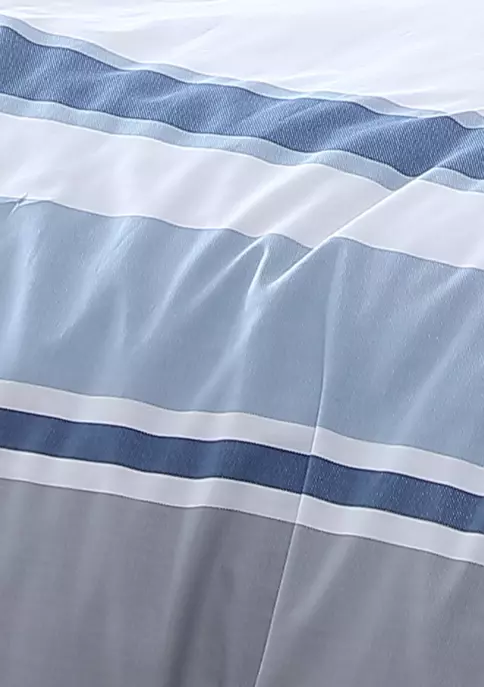 Budget β€οΈ Nautica Trimmer 3-Piece Striped Cotton Comforter Set π 5 Budget β€οΈ Nautica Trimmer 3-Piece Striped Cotton Comforter Set π - Image 5