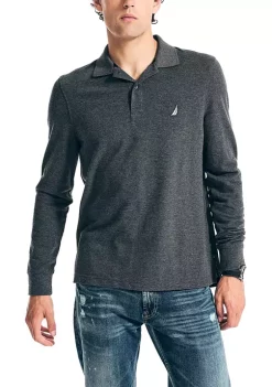 Discount 🔔 Nautica Classic Fit Long-Sleeve Deck Polo 👚 Shirt 🌟 -Cheap Nautica Store Belk 210