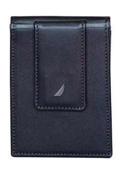 Outlet β¨ Nautica Pop Color Leather Front Pocket Wallet π