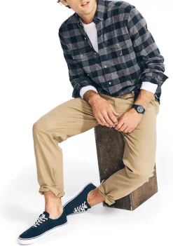 Brand new ❤️ Nautica Sustainably Crafted Flannel Plaid 👕 Shirt ✨ -Cheap Nautica Store Belk 2202