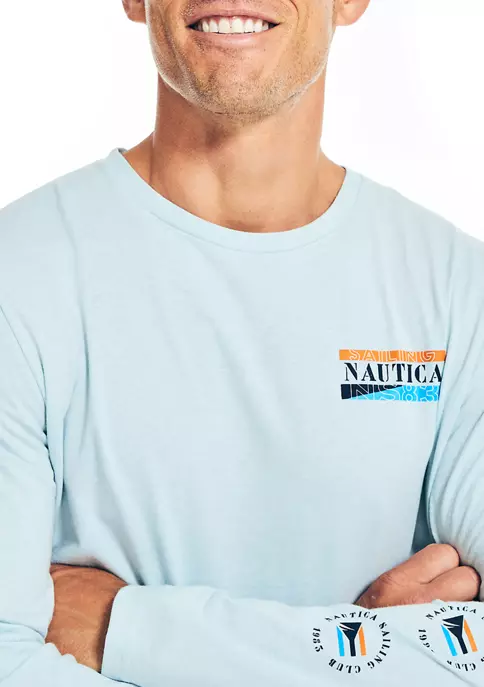 Cheapest 𧨠Nautica Sustainably Crafted Long Sleeve Graphic T-Shirt π― 3 Cheapest 𧨠Nautica Sustainably Crafted Long Sleeve Graphic T-Shirt π― - Image 3
