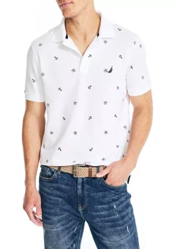 Coupon 𧨠Nautica Classic Fit Printed Deck Polo π Shirt π€©
