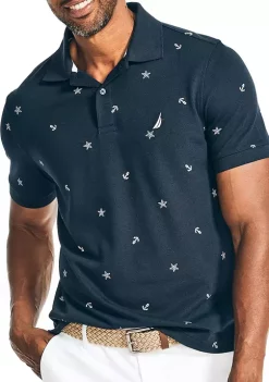 Coupon 🧨 Nautica Classic Fit Printed Deck Polo 👕 Shirt 🤩 -Cheap Nautica Store Belk 2298