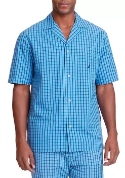 Discount 👍 Nautica Plaid Sleep 👕 Shirt 🔔