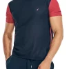 Flash Sale 💯 Nautica Navtech Sustainably Crafted Color Block T-Shirt 🛒
