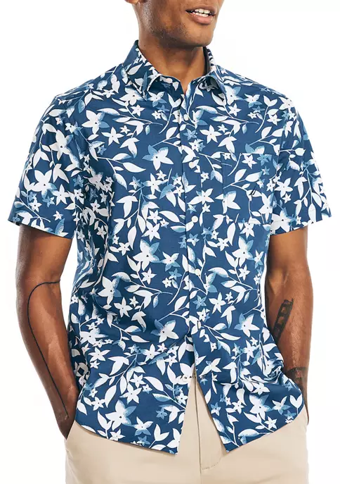 Best deal π₯ Nautica Printed Poplin Short Sleeve π Shirt π 6 Best deal π₯ Nautica Printed Poplin Short Sleeve π Shirt π - Image 6