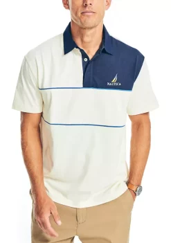 New 🔔 Nautica Relaxed Fit Rugby Polo 👕 Shirt ✨ -Cheap Nautica Store Belk 2364