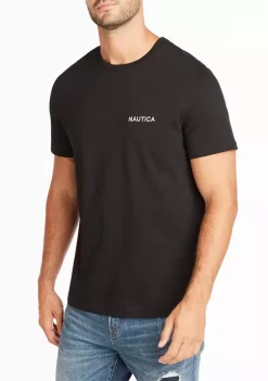 Discount π Nautica Crewneck Logo T-Shirt π