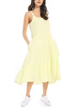 Budget ✨ Nautica Sustainably Crafted Tiered 👗 Dress 🔔 -Cheap Nautica Store Belk 2392