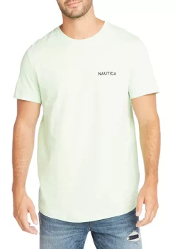 Discount 🔔 Nautica Crewneck Logo T-Shirt 👏 -Cheap Nautica Store Belk 246