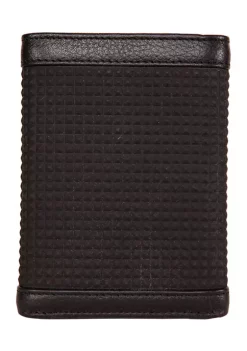 Discount 😍 Nautica Rubber Logo Leather Trifold Wallet ⭐ -Cheap Nautica Store Belk 2495