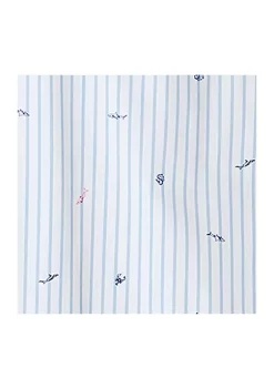 Best deal 🤩 Nautica Long Sleeve Poplin Print 👕 Shirt ✔️ -Cheap Nautica Store Belk 2512