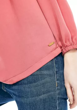 Best Sale 🧨 Nautica 👩 Women's Pintuck Split Neck Top ✔️ -Cheap Nautica Store Belk 2577