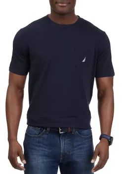 Best deal 💯 Nautica Short Sleeve Anchor Pocket T- 👕 Shirt 🌟 -Cheap Nautica Store Belk 262