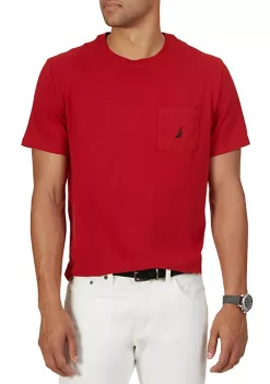 Best deal 💯 Nautica Short Sleeve Anchor Pocket T- 👕 Shirt 🌟 -Cheap Nautica Store Belk 266
