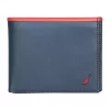 Deals ✔️ Nautica Pop Color Leather Bifold Wallet 🎉