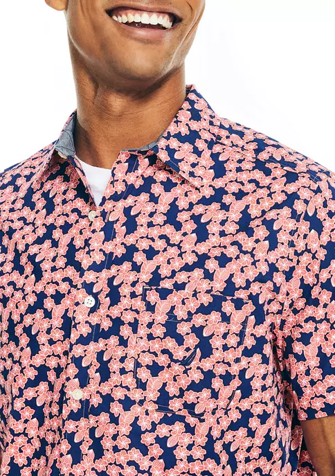 Cheapest π Nautica Printed Poplin Short Sleeve π Shirt π 3 Cheapest π Nautica Printed Poplin Short Sleeve π Shirt π - Image 3