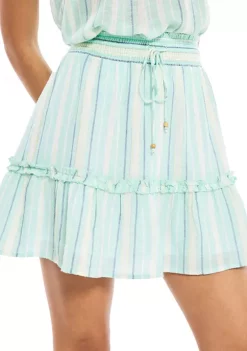 Best Sale 😍 Nautica Striped Pull On Sirt 🔔 -Cheap Nautica Store Belk 2797