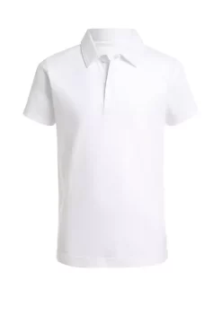 Best Pirce 🌟 Nautica Boys 8-20 Sensory Short Sleeve Interlock Polo 👕 Shirt ✨