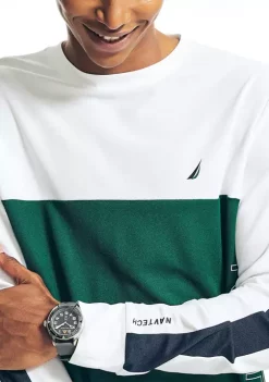 Coupon 🥰 Nautica Navtech Sustainably Crafted Long Sleeve T-Shirt 🔔 -Cheap Nautica Store Belk 2804