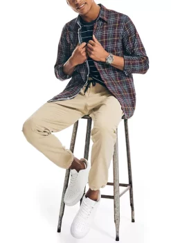 Cheap 🎁 Nautica Navtech Plaid 👕 Shirt ⌛ -Cheap Nautica Store Belk 2817