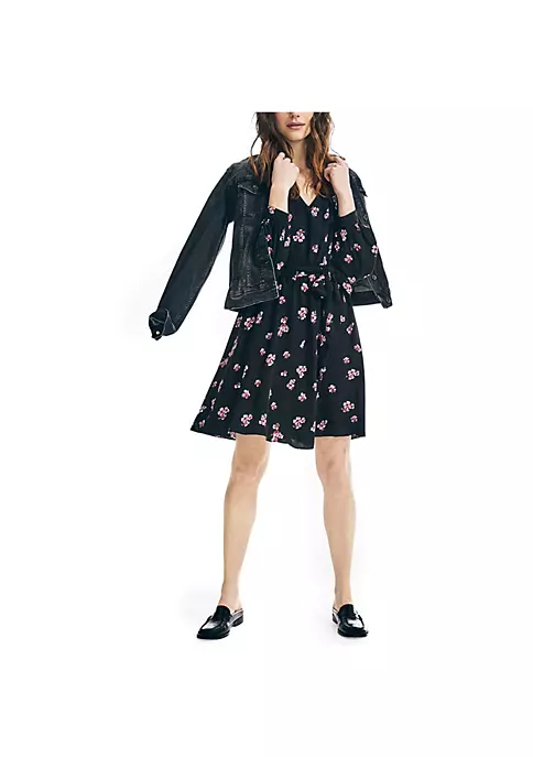 Top 10 🔥 Nautica Sustainably Crafted Floral Print Tie 👗 Dress 🥰 3 Top 10 🔥 Nautica Sustainably Crafted Floral Print Tie 👗 Dress 🥰 - Image 3
