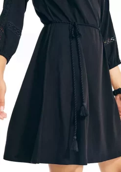 Buy π Nautica π© Women's Fit and Flare Crochet Trim π Dress π 9 Buy π Nautica π© Women's Fit and Flare Crochet Trim π Dress π -Cheap Nautica Store Belk 2943