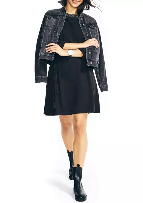 Buy π Nautica π© Women's Fit and Flare Crochet Trim π Dress π 5 Buy π Nautica π© Women's Fit and Flare Crochet Trim π Dress π - Image 5