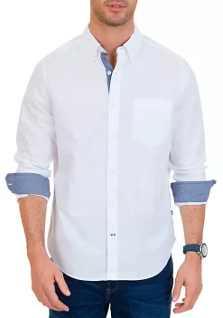 Discount 😀 Nautica Classic Fit Stretch Cotton 👕 Shirt 😀 -Cheap Nautica Store Belk 298