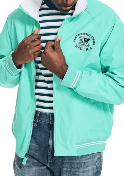 New ⌛ Nautica Reissue Logo Nylon Jacket 🤩 -Cheap Nautica Store Belk 2994