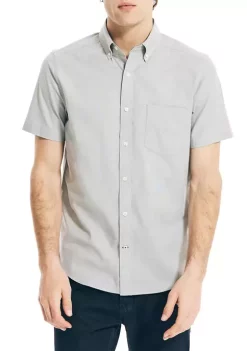 Brand new 🎁 Nautica Short-Sleeve Oxford 👚 Shirt 😀