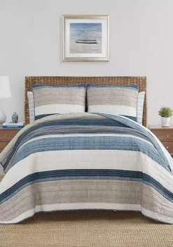 Brand new 🔥 Nautica Ridgeport 3-Piece Cotton Quilt Set 🌟 -Cheap Nautica Store Belk 3051