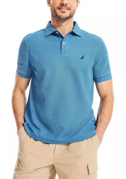 Wholesale 😀 Nautica Sustainably Crafted Classic Fit Performance Deck Polo 👚 Shirt 👍 -Cheap Nautica Store Belk 3071