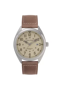 Discount 🧨 Nautica Battery Park Collection NAPBTP009 24-Hour Time, Water Resistant, Arabic Numerals ⌚ Watch 🔥