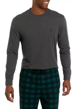 Best Pirce β€οΈ Nautica Long Sleeve Sleep T-Shirt π