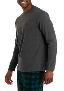 Best Pirce ❤️ Nautica Long Sleeve Sleep T-Shirt 🛒 -Cheap Nautica Store Belk 315