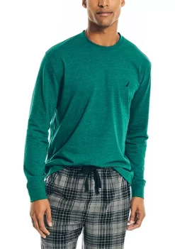 Best Pirce ❤️ Nautica Long Sleeve Sleep T-Shirt 🛒 -Cheap Nautica Store Belk 320