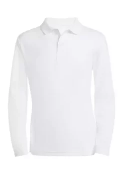 Hot Sale 🔥 Nautica Boys 8-20 Long Sleeve Piqué Polo 👚 Shirt 🌟 -Cheap Nautica Store Belk 365