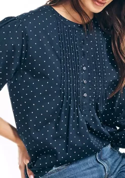 Deals 🧨 Nautica 👩 Women's Split Neck Popover Top 🛒 -Cheap Nautica Store Belk 370