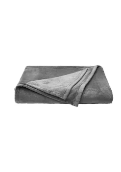 Cheap 🔔 Nautica Solid Ultra Soft Plush Anti-Bacterial Blanket 👏 -Cheap Nautica Store Belk 388