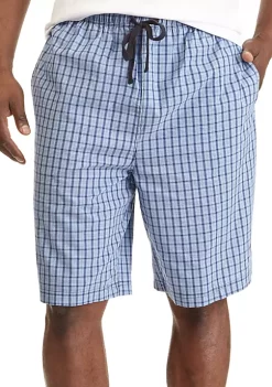 Cheapest 🔔 Nautica Windowpane Sleep Shorts 😉