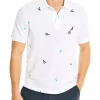 Deals 🛒 Nautica Classic Fit Printed Polo 👕 Shirt 🎁
