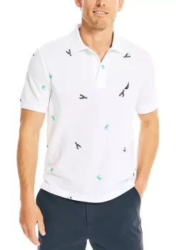 Deals π Nautica Classic Fit Printed Polo π Shirt π