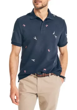 Deals 🛒 Nautica Classic Fit Printed Polo 👕 Shirt 🎁 -Cheap Nautica Store Belk 449